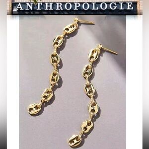New Anthropologie Nwt dangle Earrings Gold earrings